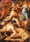 Rosso Fiorentino Moses Defending the Daughters of Jethro oil on canvas